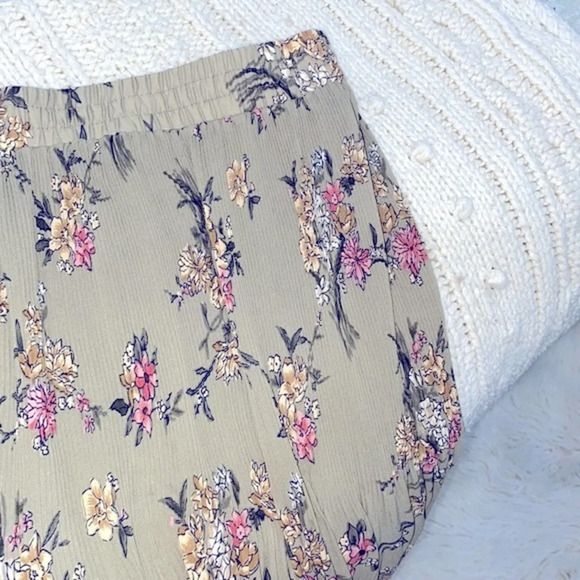 Vintage floral pleated maxi skirt size large - Picture 7 of 7